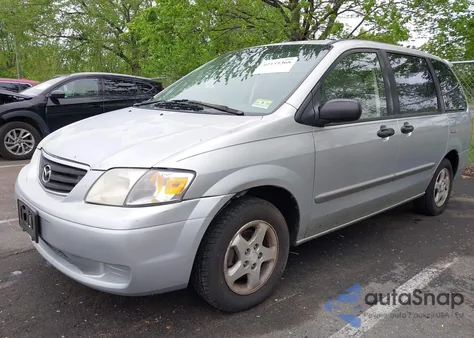 2001 Mazda Mpv Dx/Es/Lx z USA, uszkodzony, nr VIN JM3LW28G010173616